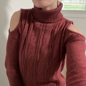 Cutout Sleeve Sweater